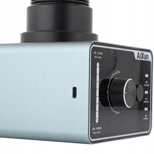 POCHŁANIACZ STOŁOWY DYMU PYŁU ZAPACHÓW OPARÓW SKUTECZNY AIXUN ES02 LED