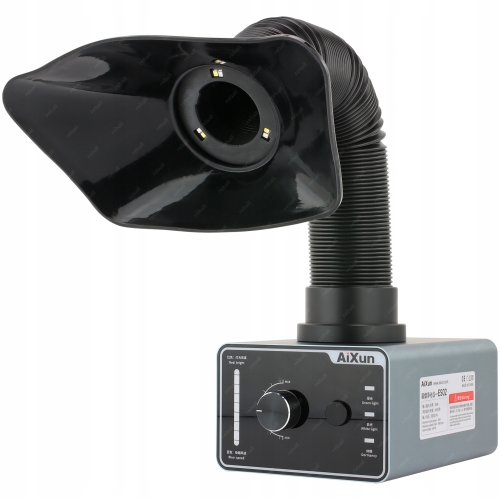 POCHŁANIACZ STOŁOWY DYMU PYŁU ZAPACHÓW OPARÓW SKUTECZNY AIXUN ES02 LED