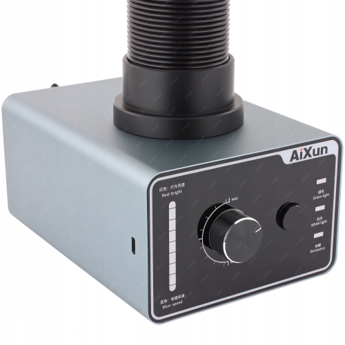 POCHŁANIACZ STOŁOWY DYMU PYŁU ZAPACHÓW OPARÓW SKUTECZNY AIXUN ES02 LED