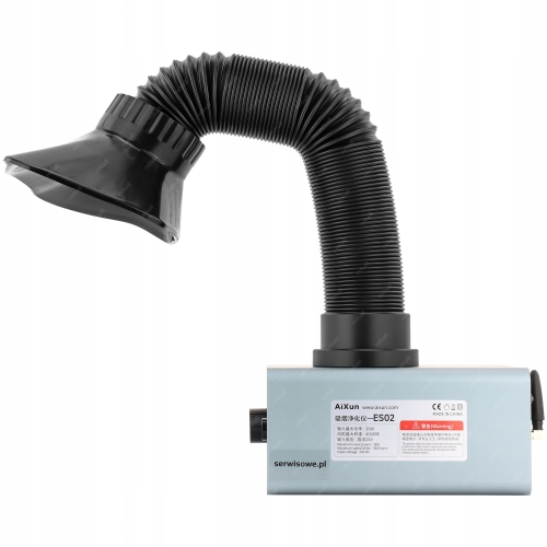 POCHŁANIACZ STOŁOWY DYMU PYŁU ZAPACHÓW OPARÓW SKUTECZNY AIXUN ES02 LED