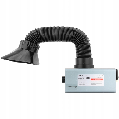 POCHŁANIACZ STOŁOWY DYMU PYŁU ZAPACHÓW OPARÓW SKUTECZNY AIXUN ES02 LED