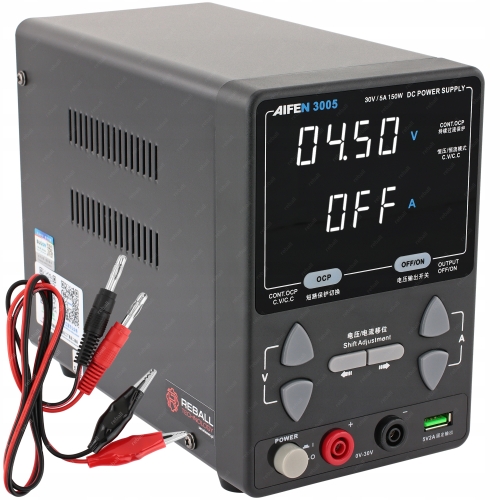 SERWISOWY ZASILACZ LABORATORYJNY PRECYZYJNY REGULOWANY AIFEN 3005 30V 5A