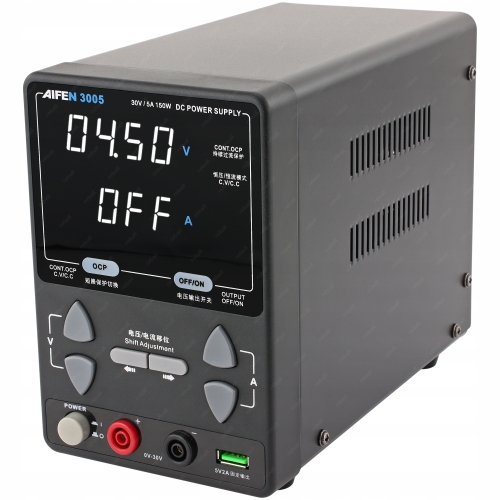 SERWISOWY ZASILACZ LABORATORYJNY PRECYZYJNY REGULOWANY AIFEN 3005 30V 5A