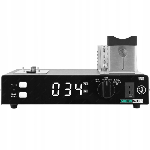 MIERNIK TEMPERATURY HOT AIR GROTÓW KALIBRATOR SUGON S-196 TESTER