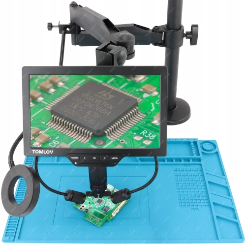 MIKROSKOP CYFROWY TOMLOV TM3K-3D Z MODUŁAMI 3D INSPEKCJA 360° LCD 10.1