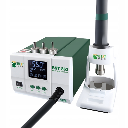 ZESTAW STACJA LUTOWNICZA OSS TEAM T12-D PLUS + BST-863 1200W WKRĘTAK I MATA