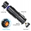 MOCNA LATARKA TAKTYCZNA LED MINI ALUMINIOWA IP4 CREE XR-E Q5 ZOOM 3 TRYBY
