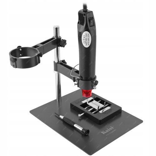 ZESTAW UCHWYT KAISI F-204 HOT AIR OPALARKA MF300 STOJAK DO UKŁADÓW BGA BGAP