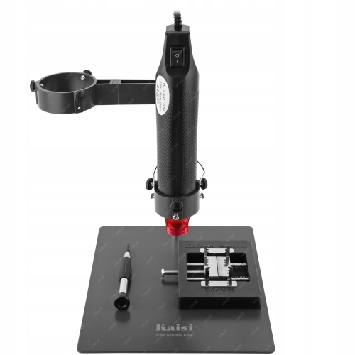 ZESTAW UCHWYT KAISI F-204 HOT AIR OPALARKA MF300 STOJAK DO UKŁADÓW BGA BGAP