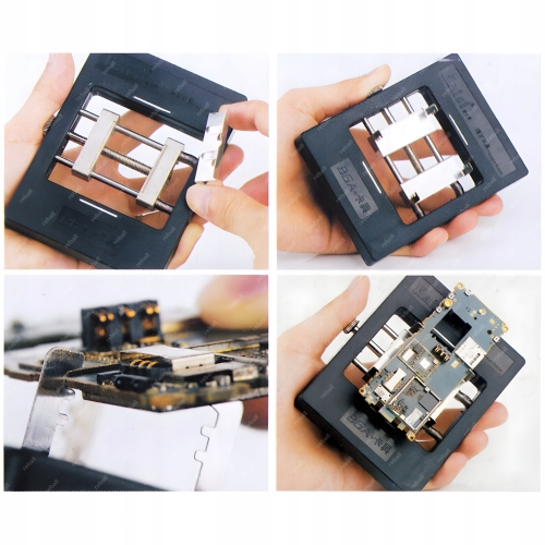 ZESTAW UCHWYT KAISI F-204 + HOT AIR YIHUA 8858-IV STOJAK DO UKŁADÓW BGA PCB