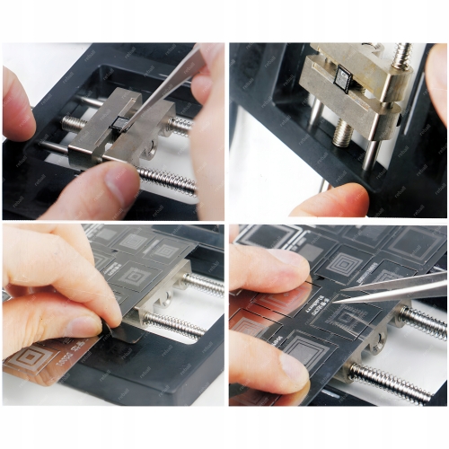 ZESTAW UCHWYT KAISI F-204 + HOT AIR YIHUA 8858-IV STOJAK DO UKŁADÓW BGA PCB