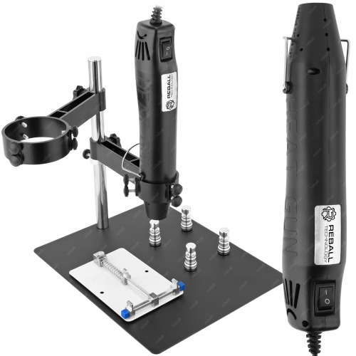 ZESTAW UCHWYT RT0415 HOT AIR OPALARKA RT300 STOJAK DO UKŁADÓW BGA BGAP PCB