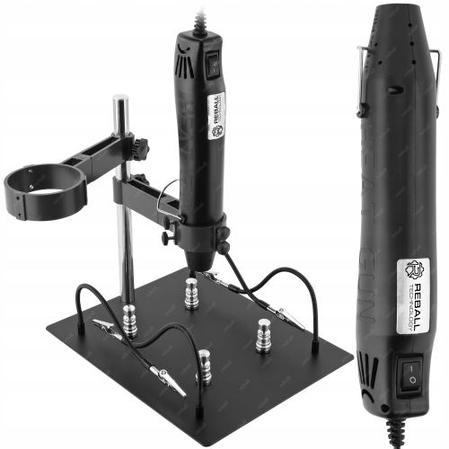 ZESTAW UCHWYT RT0416 HOT AIR OPALARKA RT300 TRZECIA RĘKA STOJAK KOLBY PCB