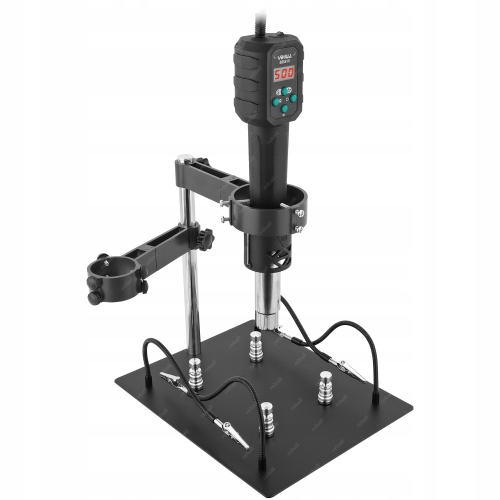 ZESTAW UCHWYT RT0416 + HOT AIR YIHUA 8858-IV TRZECIA RĘKA STOJAK KOLBY PCB