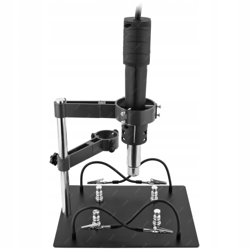ZESTAW UCHWYT RT0416 + HOT AIR YIHUA 8858-IV TRZECIA RĘKA STOJAK KOLBY PCB