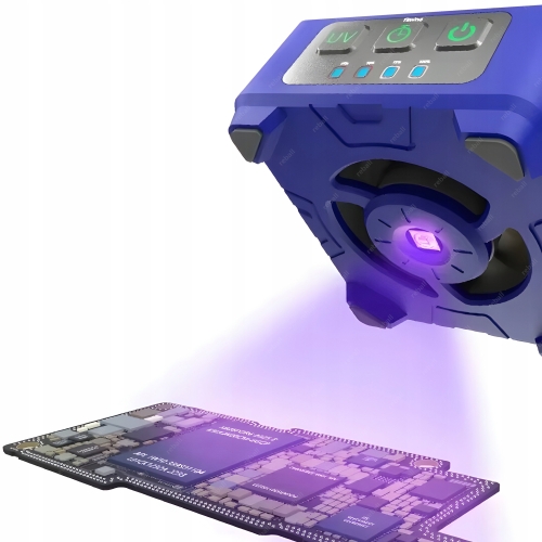 LAMPA MECHANIC CUV-3 UV LED DO UTWARDZANIA LAKIERU SOLDERMASKI+4X LAKIER UV