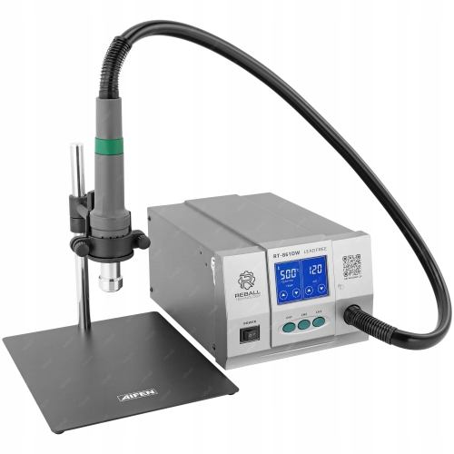 STACJA LUTOWNICZA HOT AIR SPAWARKA REBALL RT-861DW 1300W + UCHWYT AIFEN