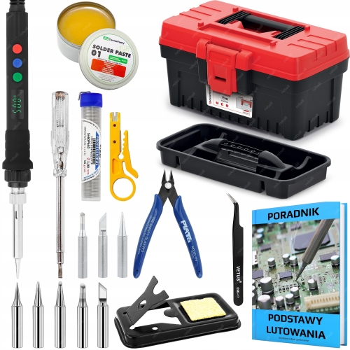 LUTOWNICA PRECYZYJNA 120W MODEL 2025 SKRZYNKA DLA ELEKTRONIKA AKCESORIA X19