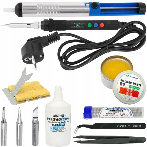 ZESTAW DO LUTOWANIA LUTOWNICA KOLBOWA 120W S120A MODEL 2025 + AKCESORIA XL