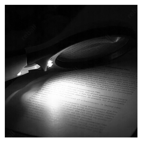 SZKŁO POWIĘKSZAJĄCE LUPA DO CZYTANIA LED