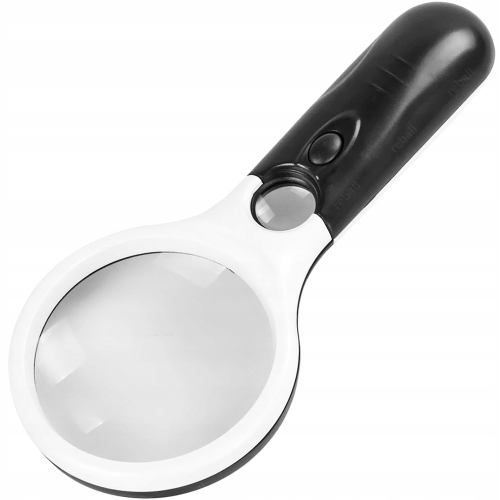 SZKŁO POWIĘKSZAJĄCE LUPA DO CZYTANIA LED