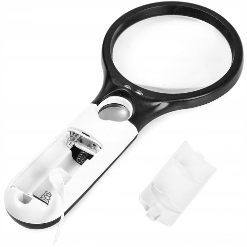 SZKŁO POWIĘKSZAJĄCE LUPA DO CZYTANIA LED