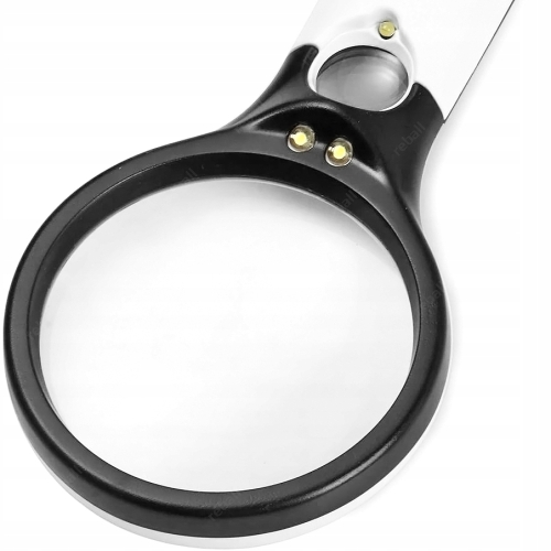 SZKŁO POWIĘKSZAJĄCE LUPA DO CZYTANIA LED