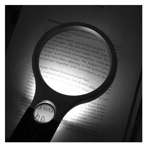 SZKŁO POWIĘKSZAJĄCE LUPA DO CZYTANIA LED