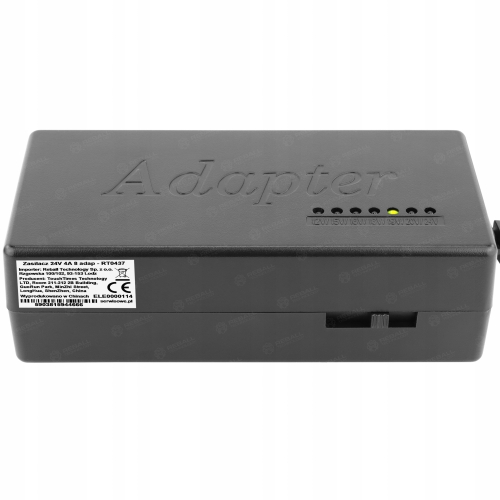 ZASILACZ UNIWERSALNY 96W 12 15 16 18 19 20 24V IMPULSOWY SIECIOWY KOŃCÓWKI