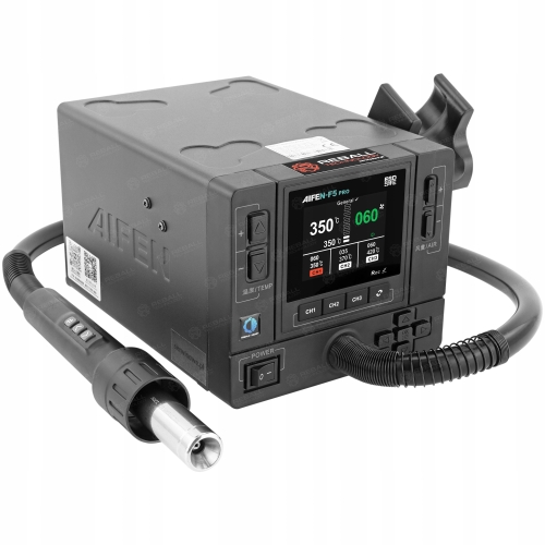 STACJA LUTOWNICZA HOT AIR GORĄCE POWIETRZE AIFEN F5 PRO 1000W + 4 DYSZE