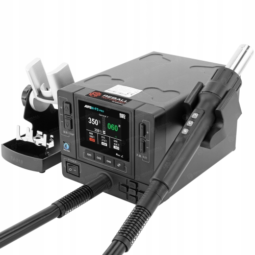 STACJA LUTOWNICZA HOT AIR GORĄCE POWIETRZE AIFEN F5 PRO 1000W + 4 DYSZE