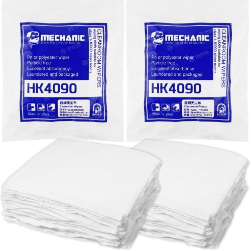 100x ŚCIERECZKI CHUSTECZKI ANTYSTATYCZNE BEZPYŁOWE ESD HK4090 10x10 100g