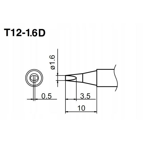 GROT DO LUTOWNIC BAKON AOYUE JBC SUGON AIXUN HAKKO YIHUA T12-1.6D D16