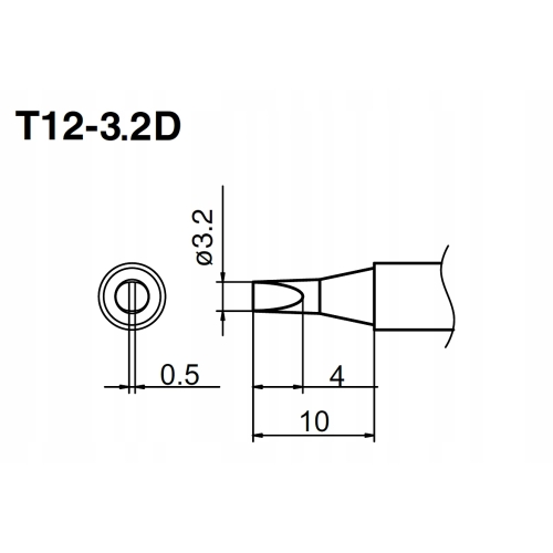GROT DO LUTOWNIC BAKON AOYUE JBC SUGON AIXUN HAKKO YIHUA T12-3.2D D32