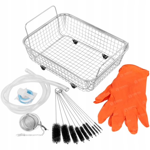 MYJKA ULTRADŹWIĘKOWA 10L WARSZTATOWA + AKCESORIA UF10 MULTI 640W SEMI DEGAS