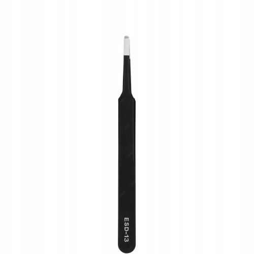 ZESTAW 6x PĘSETA PRECYZYJNA PINCETA METALOWA PENSETA DO BRWI RZĘS ESD ETUI