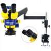 MIKROSKOP STEREOSKOP TRINOKULAR MC75T-M1 KAMERA 2.7K MINIONEK 90x DO STOŁU