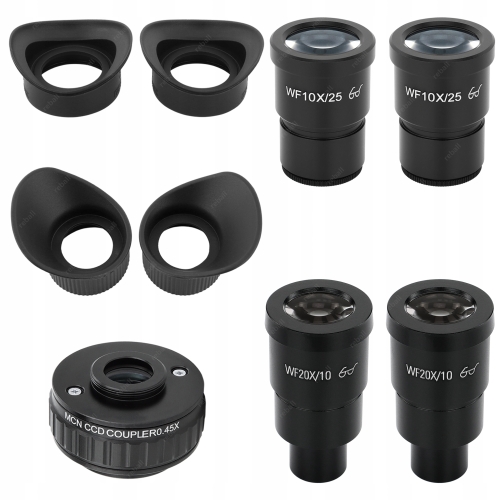 MIKROSKOP STEREOSKOP TRINOKULAR MC75T-M1 KAMERA 2.7K MINIONEK 90x DO STOŁU