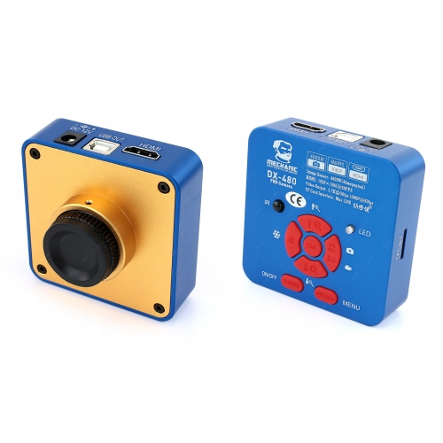 MIKROSKOP STEREOSKOP TRINOKULAR MC75T-M1 KAMERA 2.7K MINIONEK 90x DO STOŁU