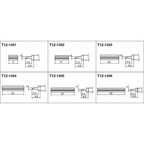 T12 GROT SZPATUŁKA DO LUTOWNIC BAKON HAKKO YIHUA SUGON - T12-1402/17