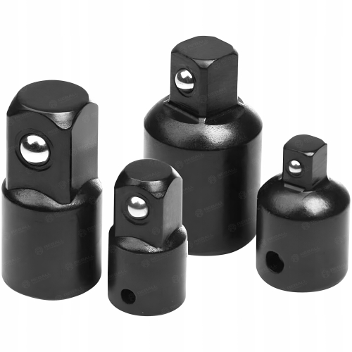 ZESTAW NASADEK UDAROWYCH ADAPTER REDUKTOR 4 SZT DO WKRĘTARKI 1/2 1/4 3/8
