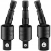 ZESTAW 3 ADAPTERÓW KĄTOWYCH NASADEK WKRĘTARKI WIERKARKI KWADRAT HEX 6.35mm