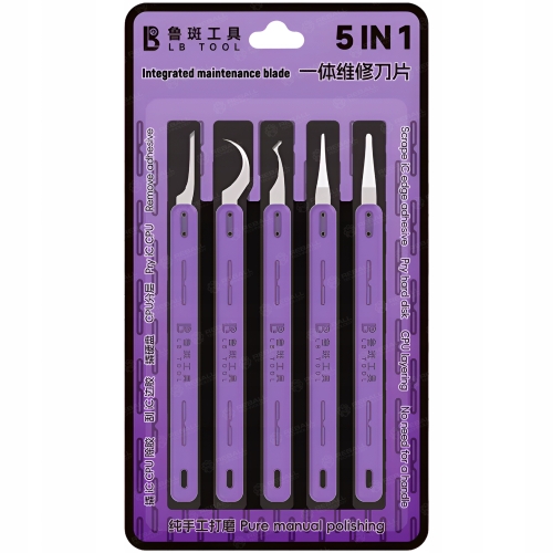 SKALPEL 5x OSTRZA NÓŻ OTWIERAK BGA IC DO PCB WYMIANY UKŁADÓW BGA LB RT0454