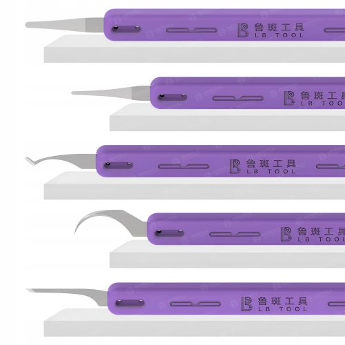 SKALPEL 5x OSTRZA NÓŻ OTWIERAK BGA IC DO PCB WYMIANY UKŁADÓW BGA LB RT0454