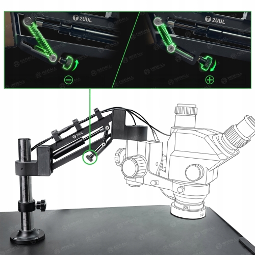 UCHWYT DO MIKROSKOPU DO BLATU WYSIĘGNIK REGULOWANY HYDRAULICZNY 2UUL MS71