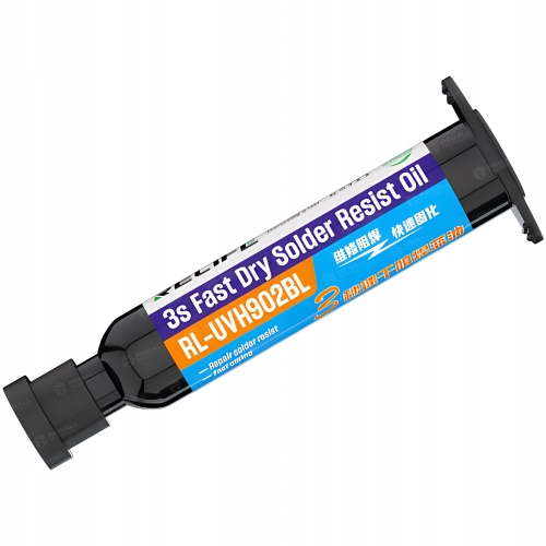 LAKIER UV RELIFE RL-UVH902 MASKA LUTOWNICZA UTWARDZANIE PCB ŚWIATŁEM NIEBIE