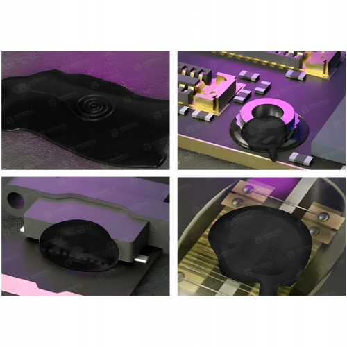 LAKIER UV RELIFE RL-UVH902 MASKA LUTOWNICZA UTWARDZANIE PCB ŚWIATŁEM CZARNY