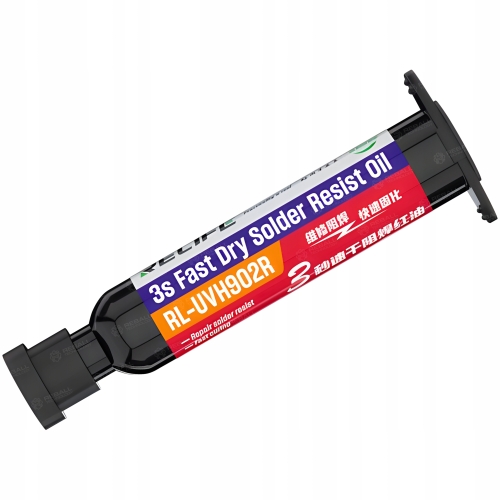 LAKIER UV RELIFE RL-UVH902 MASKA LUTOWNICZAUTWARDZANIE PCB ŚWIATŁEM CZERWON