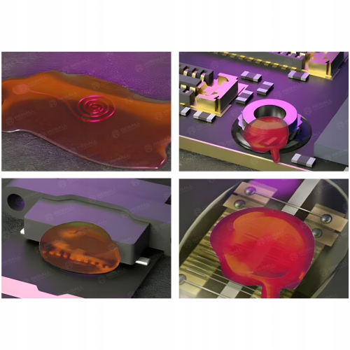 LAKIER UV RELIFE RL-UVH902 MASKA LUTOWNICZAUTWARDZANIE PCB ŚWIATŁEM CZERWON