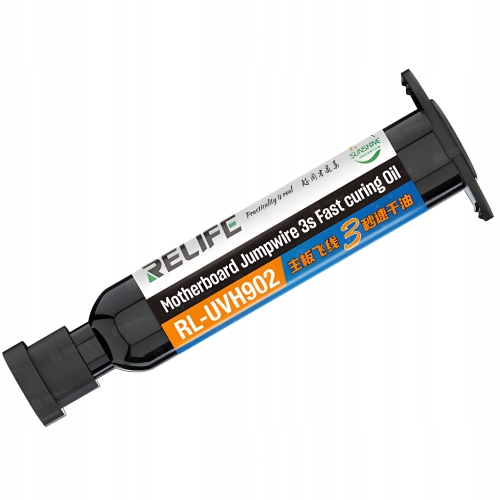 LAKIER UV RELIFE RL-UVH902 MASKA LUTOWNICZA UTWARDZANIE PCB TRANSPARENTNY